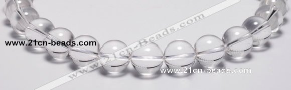 CCC05 15 inches 16mm round white crystal beads Wholesale