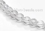 CCC06 15.5 inches 6mm round white crystal beads Wholesale