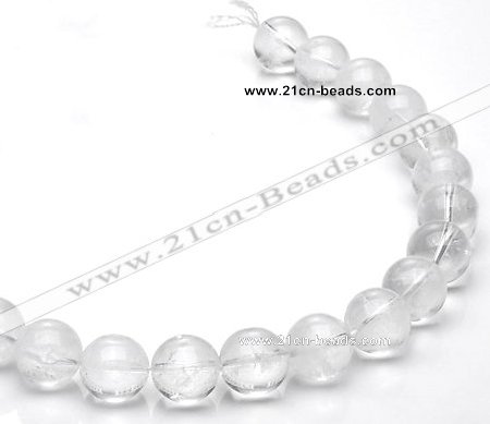 CCC10 15.5 inches 16mm round white crystal beads Wholesale