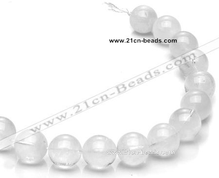 CCC11 15.5 inches 18mm round white crystal beads Wholesale