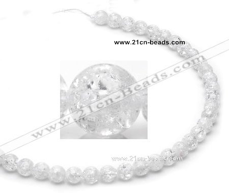 CCC14 grade A 8mm round white crystal beads Wholesale