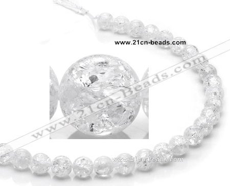 CCC15 grade A 10mm round white crystal beads Wholesale