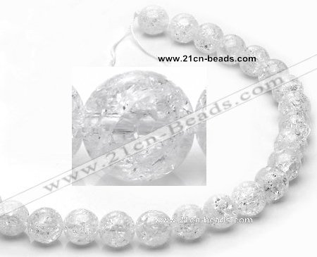 CCC16 grade A 12mm round white crystal beads Wholesale