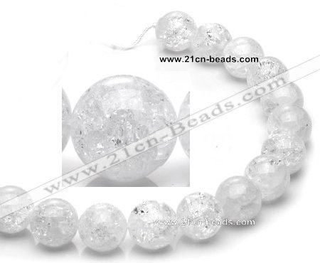 CCC19 18mm round grade A white crystal beads Wholesale