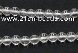 CCC200 15.5 inches 4mm round AB grade natural white crystal beads