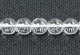 CCC259 15.5 inches 10mm round grade A natural white crystal beads