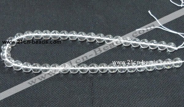 CCC259 15.5 inches 10mm round grade A natural white crystal beads