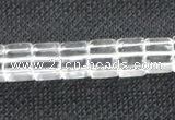 CCC260 15.5 inches 8*8mm cube grade A natural white crystal beads