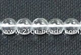 CCC278 15.5 inches 8mm round A grade natural white crystal beads