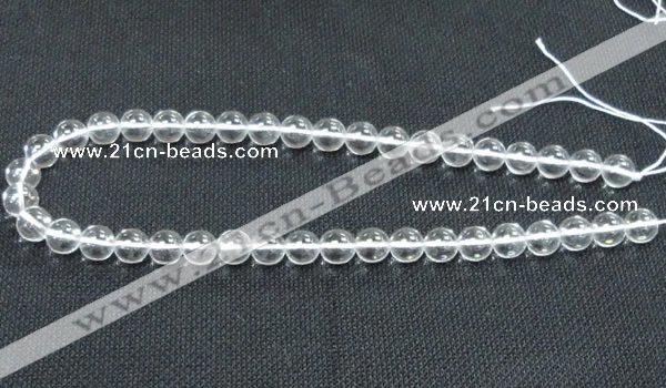 CCC279 15.5 inches 12mm round A grade natural white crystal beads