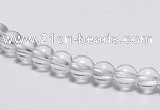 CCC30 15.5 inches 4mm round synthetic white crystal beads