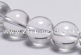 CCC31 15.5 inches 12mm round synthetic white crystal beads