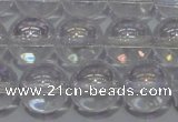 CCC401 15.5 inches 6mm round AB-color white crystal beads