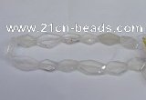 CCC755 15.5 inches 18*25mm - 25*35mm freeform white crystal beads