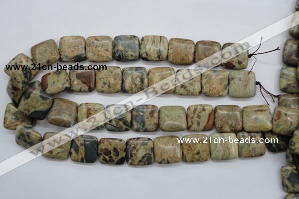 CCD02 15.5 inches 20*20mm square cordierite beads wholesale