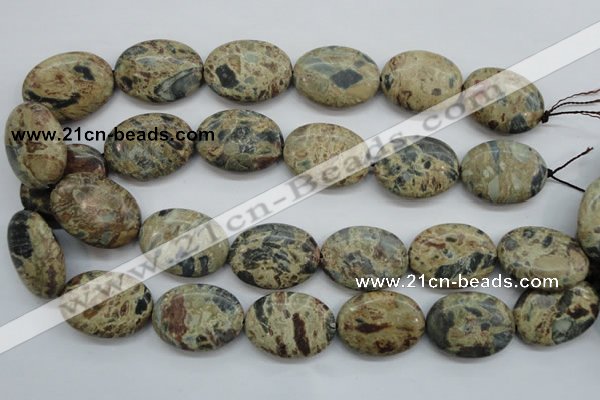 CCD07 15.5 inches 22*30mm oval cordierite beads wholesale