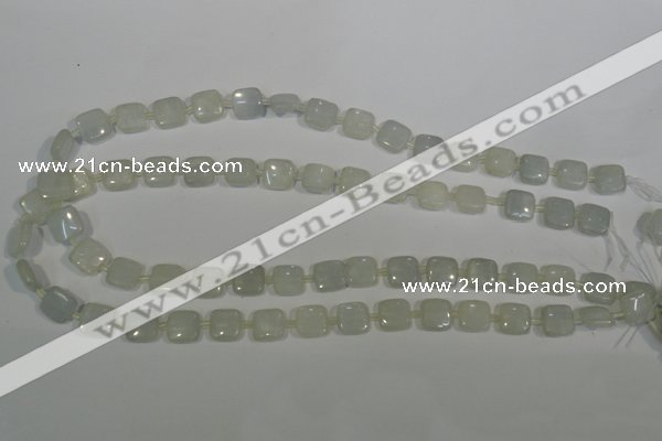 CCE16 15.5 inches 10*10mm square natural celestite gemstone beads