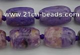 CCG113 15.5 inches 13*18mm drum charoite gemstone beads