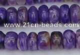 CCG117 15.5 inches 5*9mm rondelle charoite gemstone beads