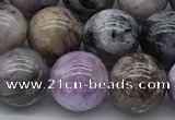 CCG134 15.5 inches 10mm round natural charoite gemstone beads