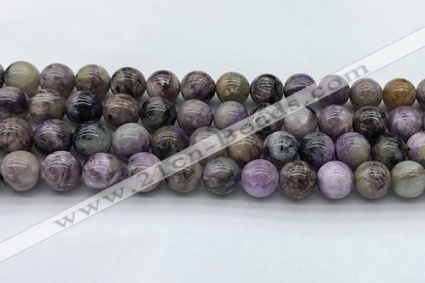 CCG134 15.5 inches 10mm round natural charoite gemstone beads