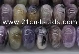 CCG136 15.5 inches 5*8mm rondelle natural charoite gemstone beads