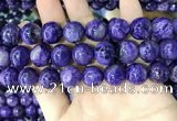 CCG146 15.5 inches 13mm round charoite gemstone beads