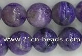 CCG302 15.5 inches 8mm round natural charoite gemstone beads