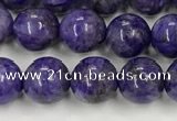 CCG310 15.5 inches 6mm round dyed charoite beads wholesale