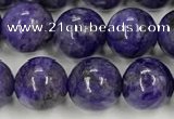 CCG311 15.5 inches 8mm round dyed charoite beads wholesale