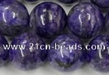 CCG312 15.5 inches 10mm round dyed charoite beads wholesale