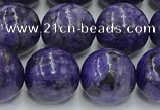 CCG317 15.5 inches 10mm round dyed charoite gemstone beads