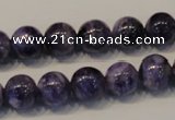 CCG32 15.5 inches 10mm round natural charoite gemstone beads