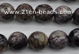 CCG59 15.5 inches 13mm faceted round natural charoite beads