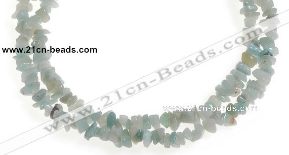 CCH20 32 inches amazonite chips gemstone beads wholesale