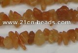 CCH201 34 inches 3*5mm red aventurine chips gemstone beads wholesale