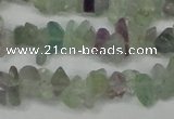 CCH207 34 inches 3*5mm fluorite chips gemstone beads wholesale