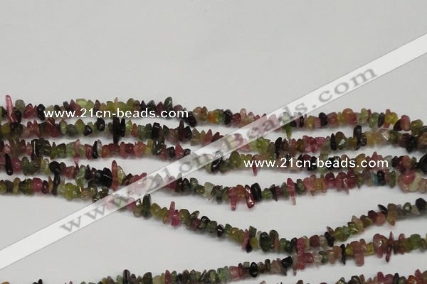 CCH212 16 inches 3*5mm tourmaline chips gemstone beads wholesale