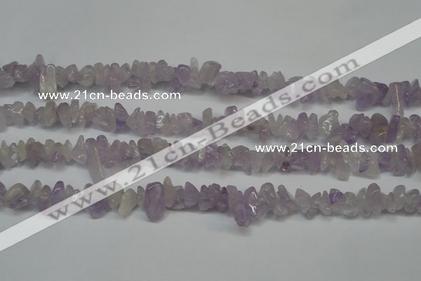 CCH222 34 inches 5*8mm lavender amethyst chips gemstone beads wholesale