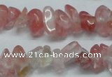 CCH237 34 inches 5*8mm cherry quartz chips beads wholesale