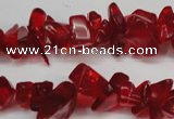 CCH238 34 inches 5*8mm synthetic crystal chips beads wholesale