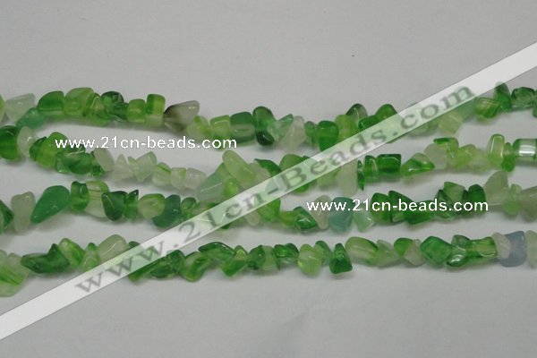 CCH239 34 inches 5*8mm synthetic crystal chips beads wholesale