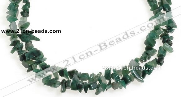 CCH25 34 inches african jade chips gemstone beads wholesale