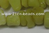 CCH273 34 inches 8*12mm olive jade chips gemstone beads wholesale