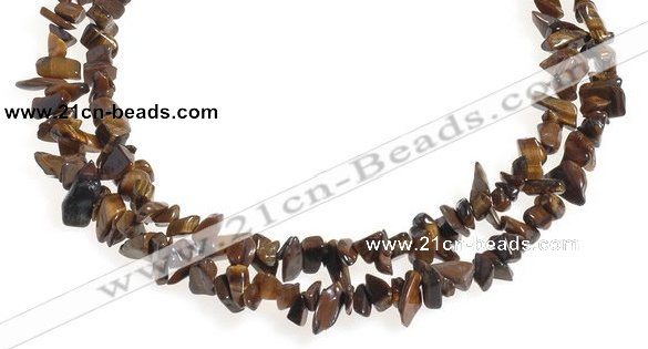 CCH30 34 inches tigers Eye chips gemstone beads wholesale