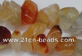 CCH305 34 inches 8*12mm red agate chips gemstone beads wholesale