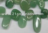 CCH329 15.5 inches 10*15mm green aventurine chips beads wholesale