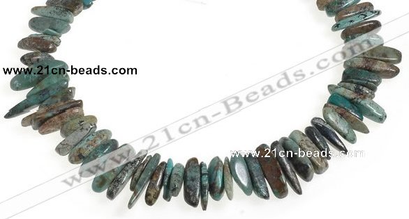 CCH38 16 inches turquoise chips gemstone beads wholesale