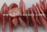 CCH401 15.5 inches 15*28mm - 18*35mm argentina rhodochrosite chips beads