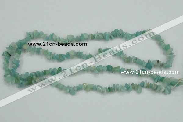 CCH45 32 inches 5*8mm amazonite chip gemstone beads wholesale